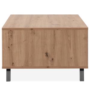 Table basse Lublin Panneau aggloméré / MDF (panneau de fibres à densité moyenne) - Imitation chêne artisan / Anthracite