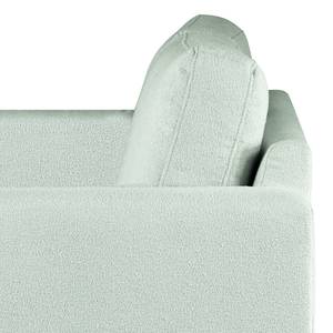 Fauteuil BILLUND Tissu Bouclé Eurona: Azur - Hêtre clair