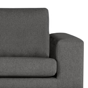 Fauteuil BILLUND Velours Lark: Donkergrijs - Licht beukenhout