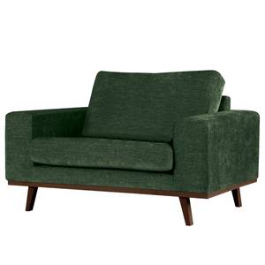 Fauteuil BILLUND Tissu Cieli: Vert foncé - Hêtre foncé