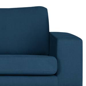 Fauteuil BILLUND Geweven stof Vele: Blauw - Licht beukenhout