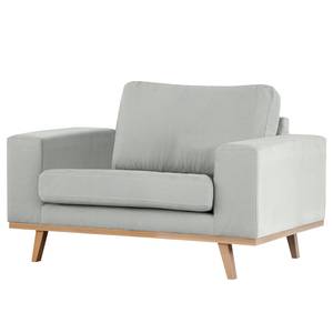 Fauteuil BILLUND Tissu Vele: Gris - Hêtre clair