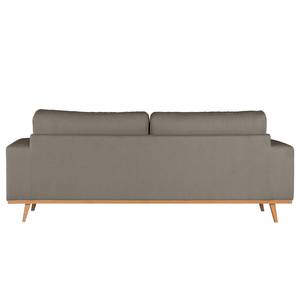 2-Sitzer Sofa BILLUND Bouclé Stoff Eurona: Grau - Buche Hell