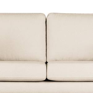 3-Sitzer Sofa BILLUND Bouclé Stoff Eurona: Beige - Buche Dunkel