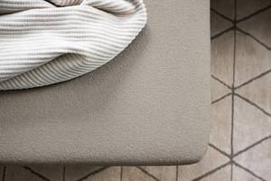 Divano con chaise longue BILLUND Tessuto Bouclé Eurona: Grigio - Longchair preimpostata a sinistra - Faggio chiara