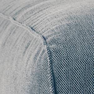 Gestoffeerde hocker HUDSON Geweven stof Saia: Jeansblauw