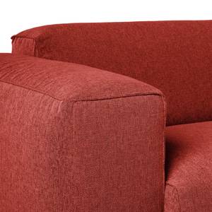 2-Sitzer Sofa HUDSON Webstoff Saia: Karminrot