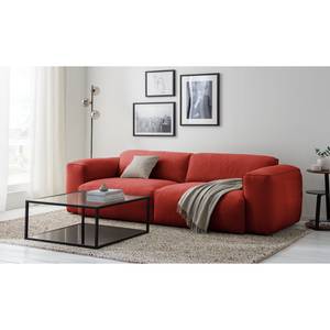 3-Sitzer Sofa HUDSON Webstoff Saia: Karminrot