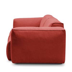 3-Sitzer Sofa HUDSON Webstoff Saia: Karminrot