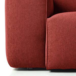 3-Sitzer Sofa HUDSON Webstoff Saia: Karminrot