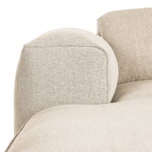 Divano angolare a 3 posti HUDSON Tessuto Saia: beige - Larghezza: 317 cm - Longchair preimpostata a sinistra