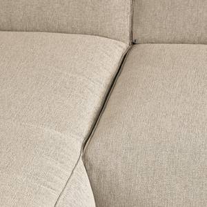 Ecksofa HUDSON 3-Sitzer mit Longchair Webstoff Saia: Beige - Breite: 317 cm - Longchair davorstehend links