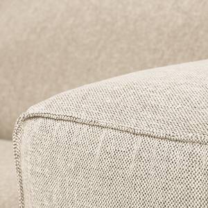 Ecksofa HUDSON 3-Sitzer mit Longchair Webstoff Saia: Beige - Breite: 317 cm - Longchair davorstehend links