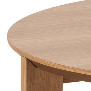 Table basse Miexa Placage en bois véritable - Chêne