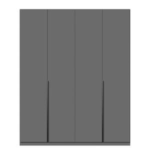 Drehtürenschrank KiYDOO Glam Graumetallic - Breite: 180 cm - Basic - Grau
