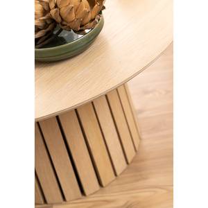 Table basse Christo Placage en bois véritable - Chêne clair