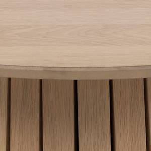 Table basse Christo Placage en bois véritable - Chêne clair
