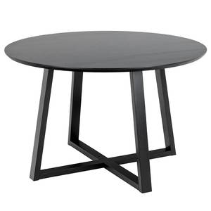Table Kelaa Partiellement en bouleau massif - Noir