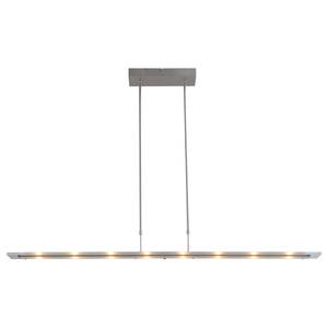 Hanglamp Vigo gepoedercoat staal / glas - 1 lichtbron - Silver White