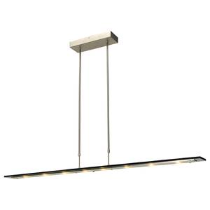 Hanglamp Vigo gepoedercoat staal / glas - 1 lichtbron - Zilverkleurig/grijs