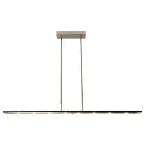 Hanglamp Vigo gepoedercoat staal / glas - 1 lichtbron - Zilverkleurig/grijs