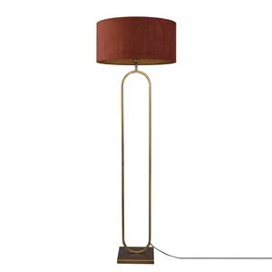 Lampadaire Rico Acier thermopoudré / Velours - 1 ampoule - Doré / Laiton