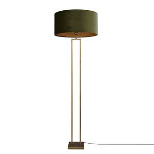 Staande lamp Veneto gepoedercoat staal / fluweel - 1 lichtbron - Groen/goudkleurig