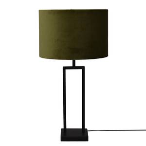 Lampe Veneto Acier thermopoudré / Velours - 1 ampoule - Vert / Noir - 37 x 68 cm