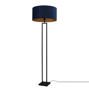 Lampadaire Veneto Acier thermopoudré / Velours - 1 ampoule - Bleu / Noir