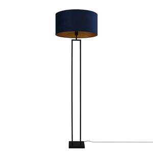 Lampadaire Veneto Acier thermopoudré / Velours - 1 ampoule - Bleu / Noir