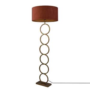 Lampadaire Capri Acier / Velours - 1 ampoule - Doré / Laiton