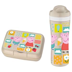 Kinder Lunchset PEPPA PIG (2-tlg.) Polypropylen - Beige / Multicolor