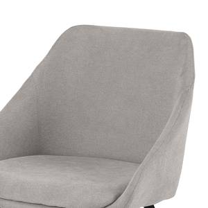 Chaises à accoudoirs Melbert - Lot de 2 Gris