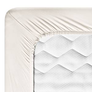 Drap-housse Vario-Stretch Jersey - Blanc laine - 140 x 200 cm