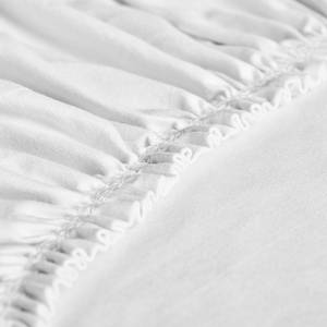 Drap-housse Vario-Stretch Jersey - Blanc - 200 x 200 cm