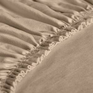 Spannbetttuch Vario-Stretch Jersey - Sand - 200 x 200 cm
