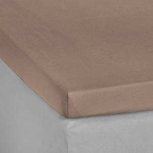 Hoeslaken Vario-Stretch Jersey - Tabakbruin - 90 x 200 cm