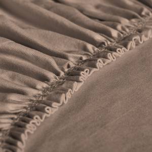 Drap-housse Vario-Stretch Jersey - Marron tabac - 160 x 200 cm