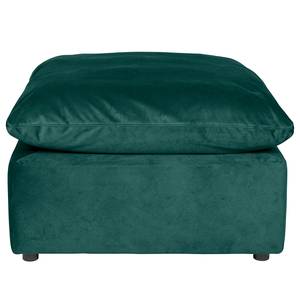 Repose-pieds Nizza Hêtre / Polyester - Turquoise - 102 x 102 cm