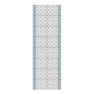 Tapis vinyle carrelage Soleil gris Vinyle / Polyester - 80 x 240 cm