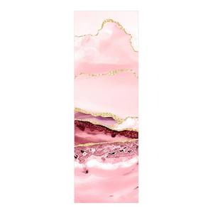 Vinyl vloerkleed Abstract Bergen Roze Vinyl/polyester - 80 x 240 cm