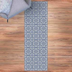 Tapis en vinyle carrelage Faro Vinyle / Polyester - 80 x 240 cm