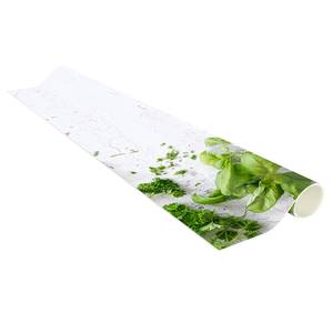 Tappeto Erbe aromatiche su legno Vinile / Poliestere - 160 x 80 cm