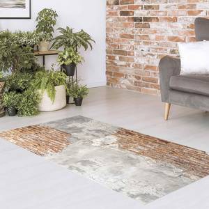 Tapis en vinyle Mur de briques shabby Vinyle / Polyester - 240 x 120 cm