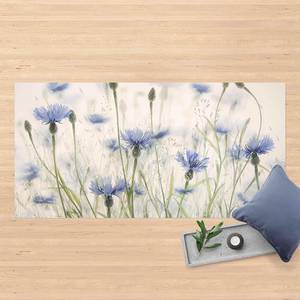 Tapis en vinyle Bleuets et herbes Vinyle / Polyester - 80 x 40 cm