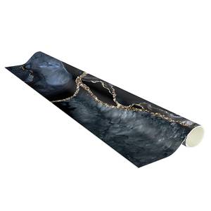 Tapis en vinyle Noir et doré Vinyle / Polyester - 80 x 40 cm