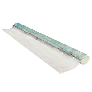 Tapis en vinyle Horizon turquoise I Vinyle / Polyester - 160 x 80 cm