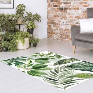 Tappeto Foglie tropicali Vinile / Poliestere - 100 x 150 cm