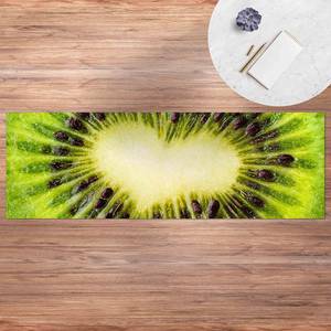 Tappeto Kiwi Heart Vinile / Poliestere - 300 x 100 cm