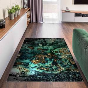 Tapis en vinyle Île déserte dorée Vinyle / Polyester - 140 x 210 cm